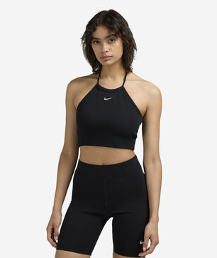 NSW Chill Terry Slim Cropped French Terry Halter Top