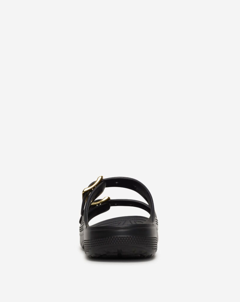Crocs Saturday Metallic Buckle Sandal 213316-001 Black 5