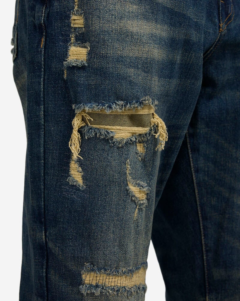 Decibel Straight Washed RR Jeans JP23241SNZ-BLU Blue 3