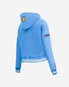 Memphis Grizzlies Retro Classic Rib Cropped Pullover Hoodie 
