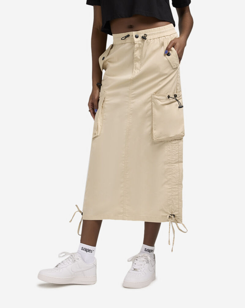 Vibrant Cargo Midi Skirt XSK028-SAN Beige 1