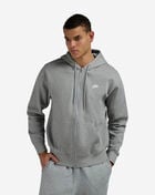 Nike NSW Club Fleece Full-Zip Hoodie FN3861-063 Grey 1