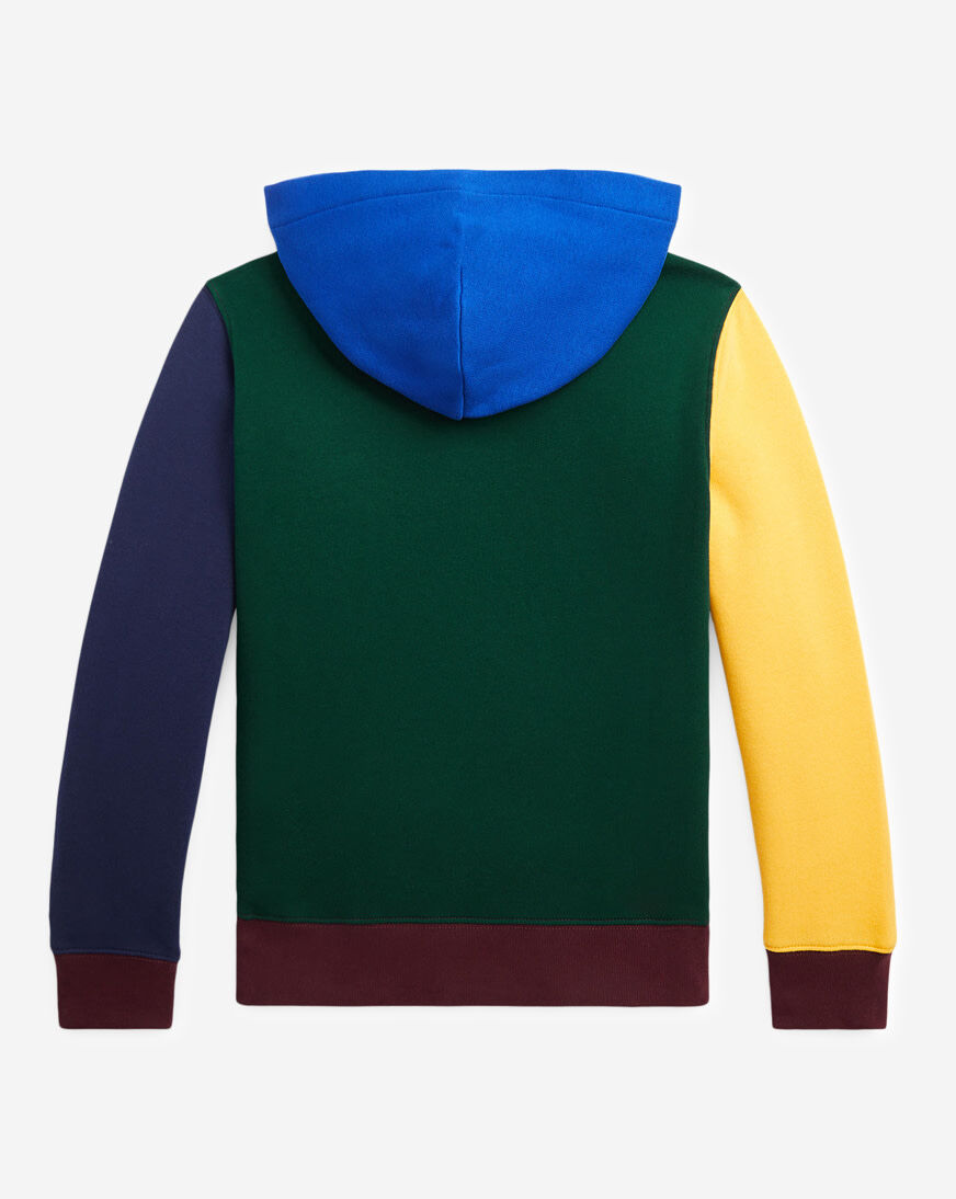 Ralph lauren color block hoodie store