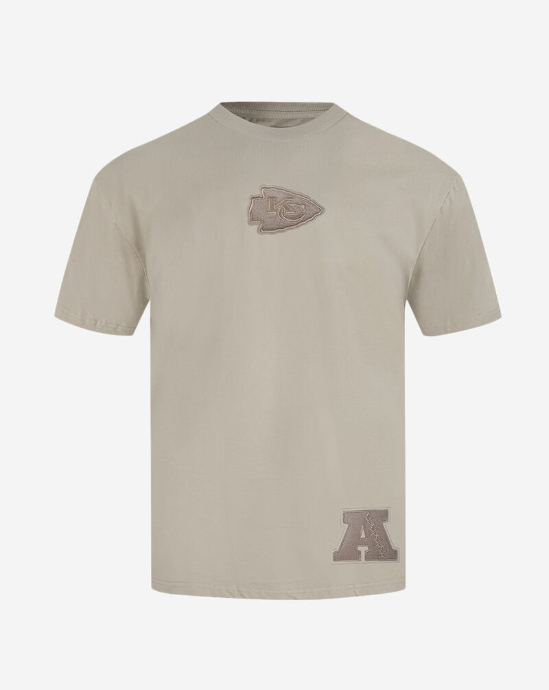 PRO STANDARD Kansas City Chiefs Wingspam Drop Shoulder Tee FKC1410487-TAU Beige 1