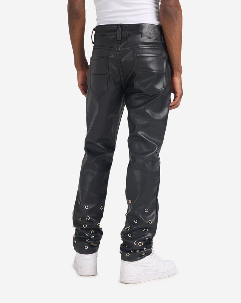 Decibel PU Embellished Pant DECWB507-BLK Black 2