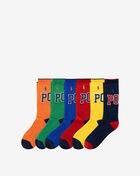 Polo Ralph Lauren 6Pk Varsity Crew Socks (L) 821435PK3-611 Multi 1