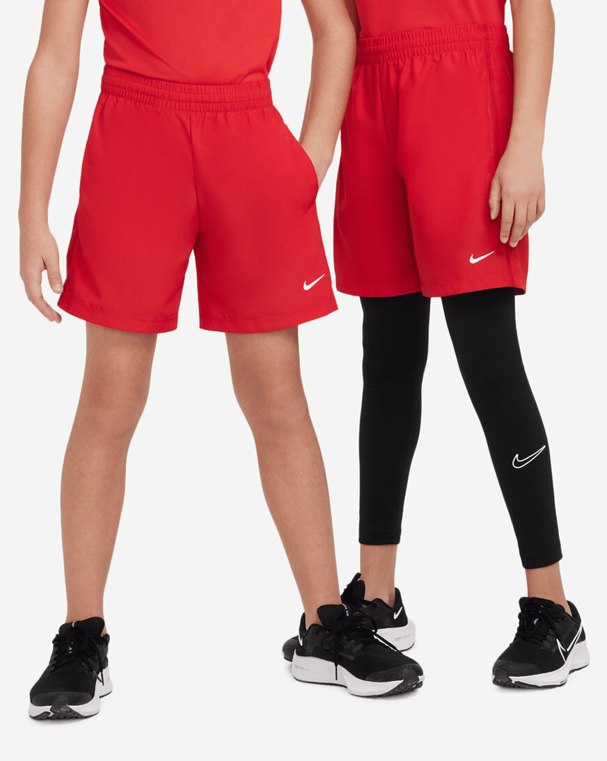 Shop Nike Big Kids' Dri-FIT Training Shorts DX5382-657 red
