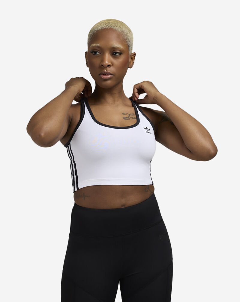 adidas Adicolor 3-Stripes Bra Top JD4613 White 1
