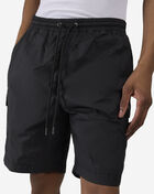 SNIPES Waxed Nylon Shorts SS26-MA016-001 Black 3