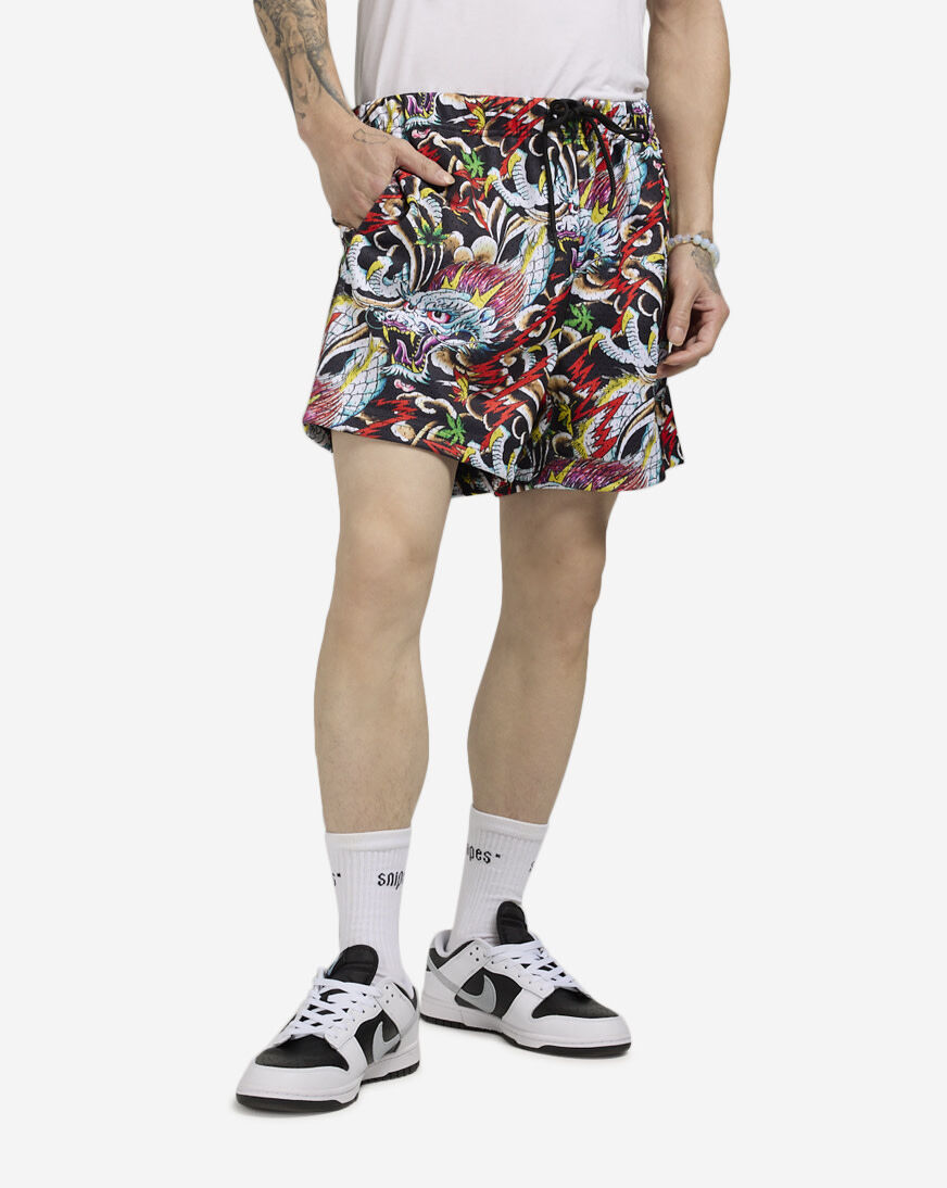 Shop Ed Hardy Dragon Mesh Shorts EHM8004-10-MULTI multi | SNIPES USA