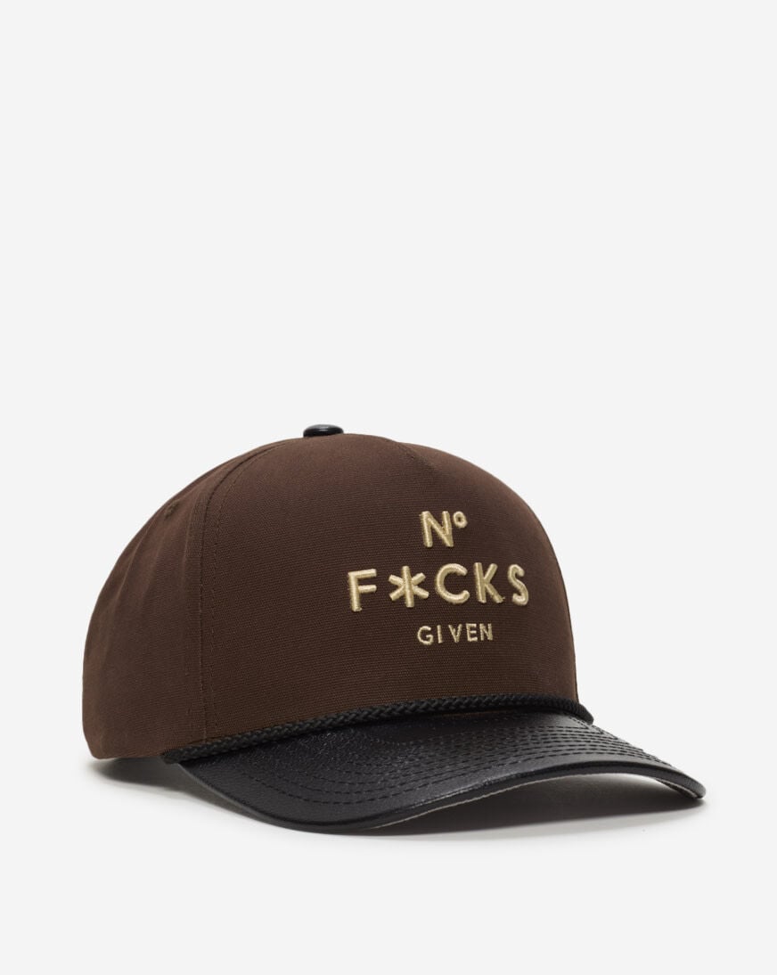 Shop Field Grade No F's Given Duck Leather Trucker Hat