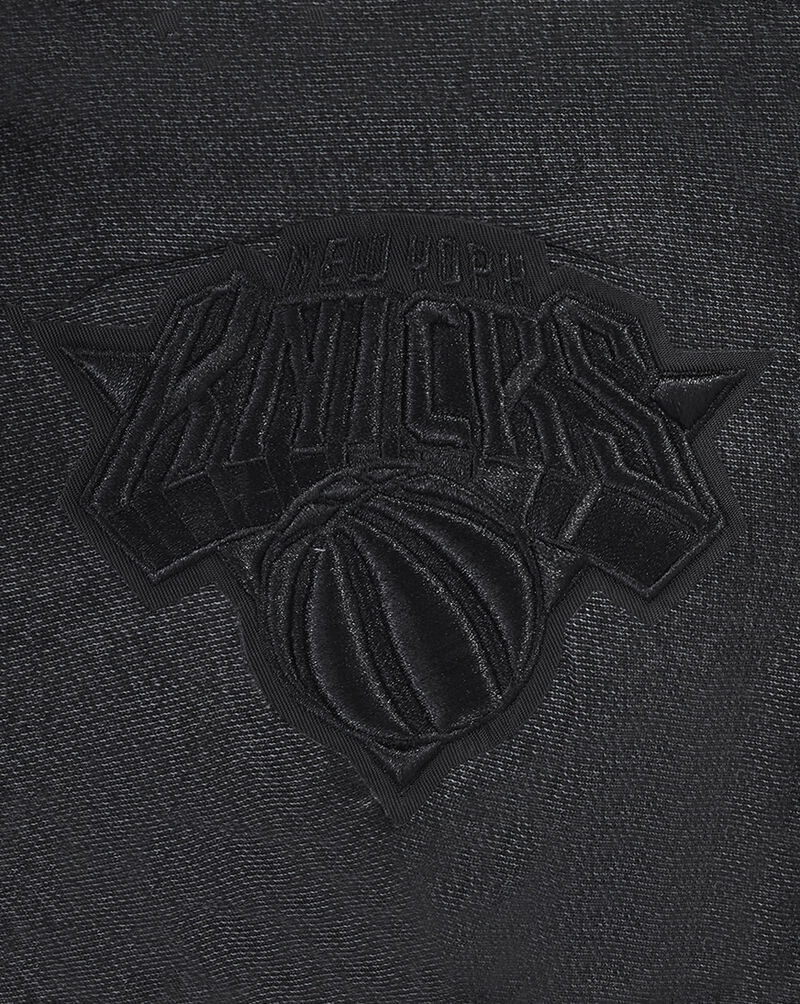 PRO STANDARD New York Knicks Washed Classic Enzyme Wash Drop Shoulder Hoodie BNK5516313-WBK Black 2