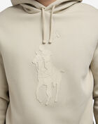 Polo Ralph Lauren Leather Pony Double Knit Hoodie 710957585002-STN Beige 3