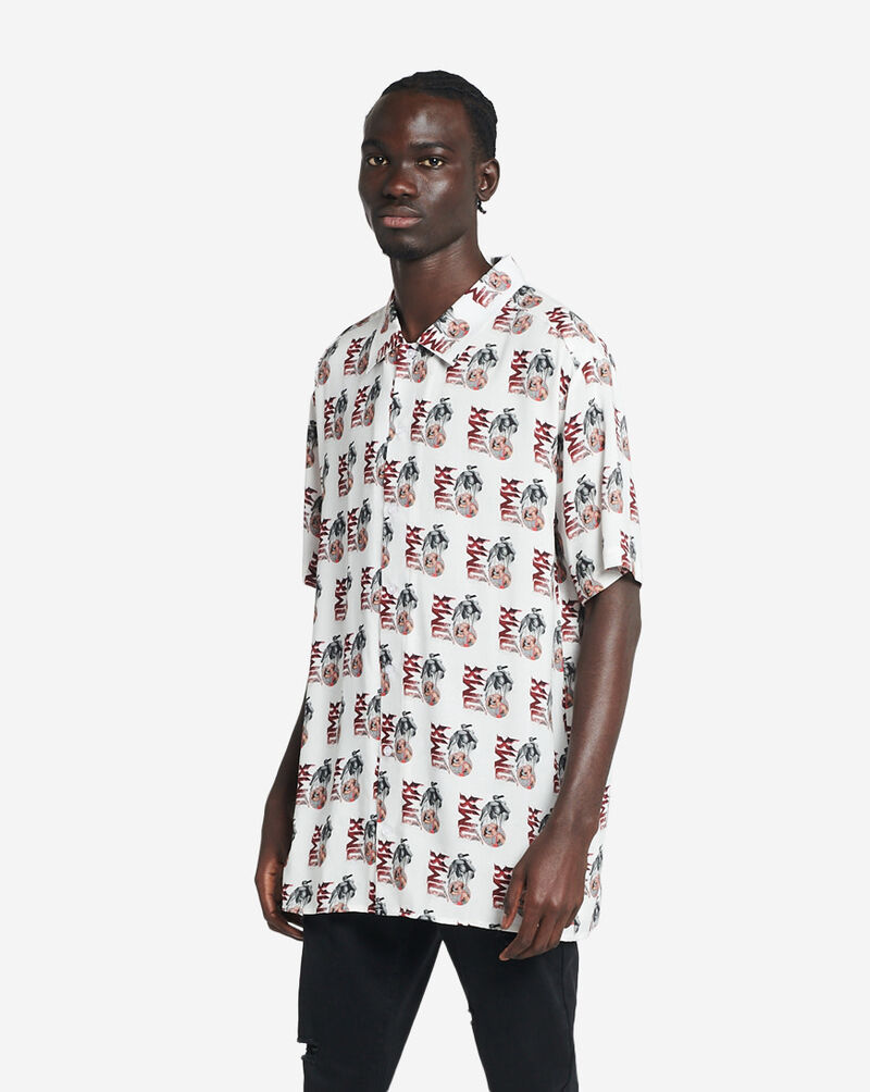MERCH TRAFFIC LLC DMX AOP Woven Shirt DMX110803-WHT White 2