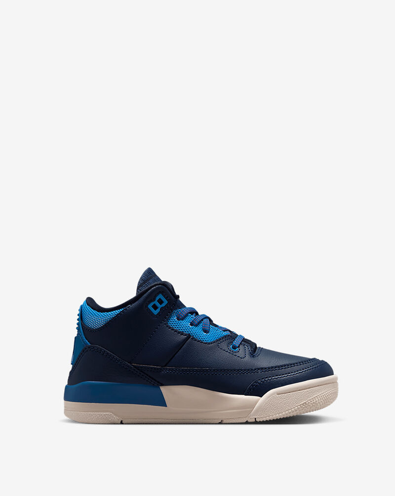 Jordan Little Kids' Air Jordan 3 Retro "Sport Renaissance" HQ0783-400 Blue 3