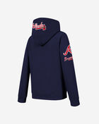 PRO STANDARD Big Boys' Atlanta Braves Classic Fleece Full-Zip Hoodie LABB5315085-MDN Blue 3