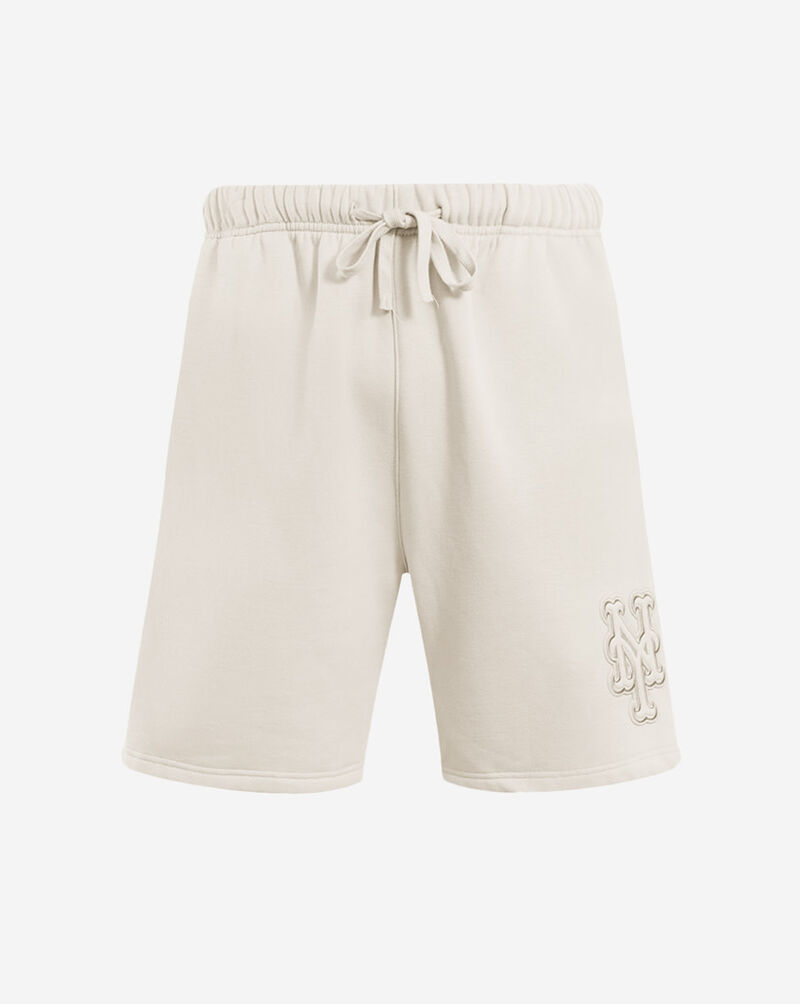 PRO STANDARD New York Mets Neutral Fleece Short  LNM3311669-EGG cream 1
