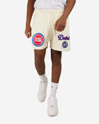 PRO STANDARD Detroit Pistons Area Code Mesh Shorts BDP3515660-EGG White 1