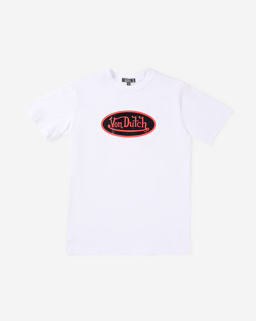 Shop Von Dutch Kids' Eyeball Backhit Graphic Tee VND9E0199 white