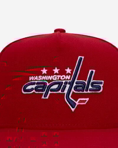 9Fifty Washington Capitals A-Frame Basic Snapback Hat  9Fifty Washington Capitals A-Frame Basic Snapback Hat