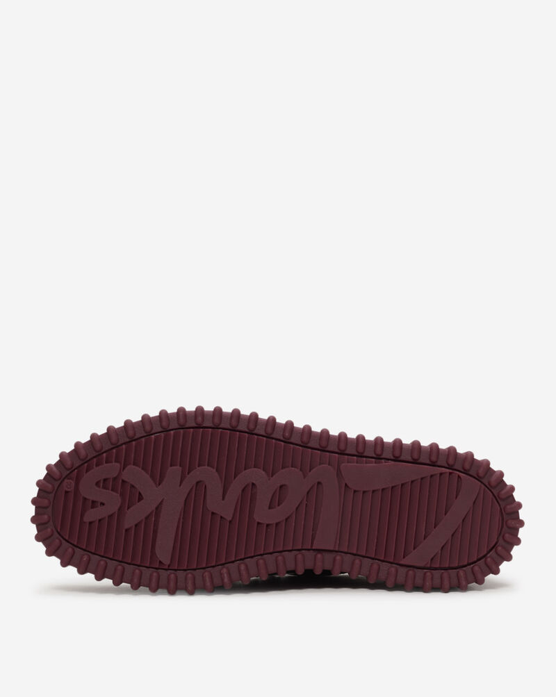 Clarks Torhill Bee Patent Leather Flatform Loafers 26179115 Red 6