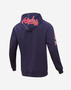 Atlanta Braves Classic Chenille Double Knit Full-Zip Hoodie