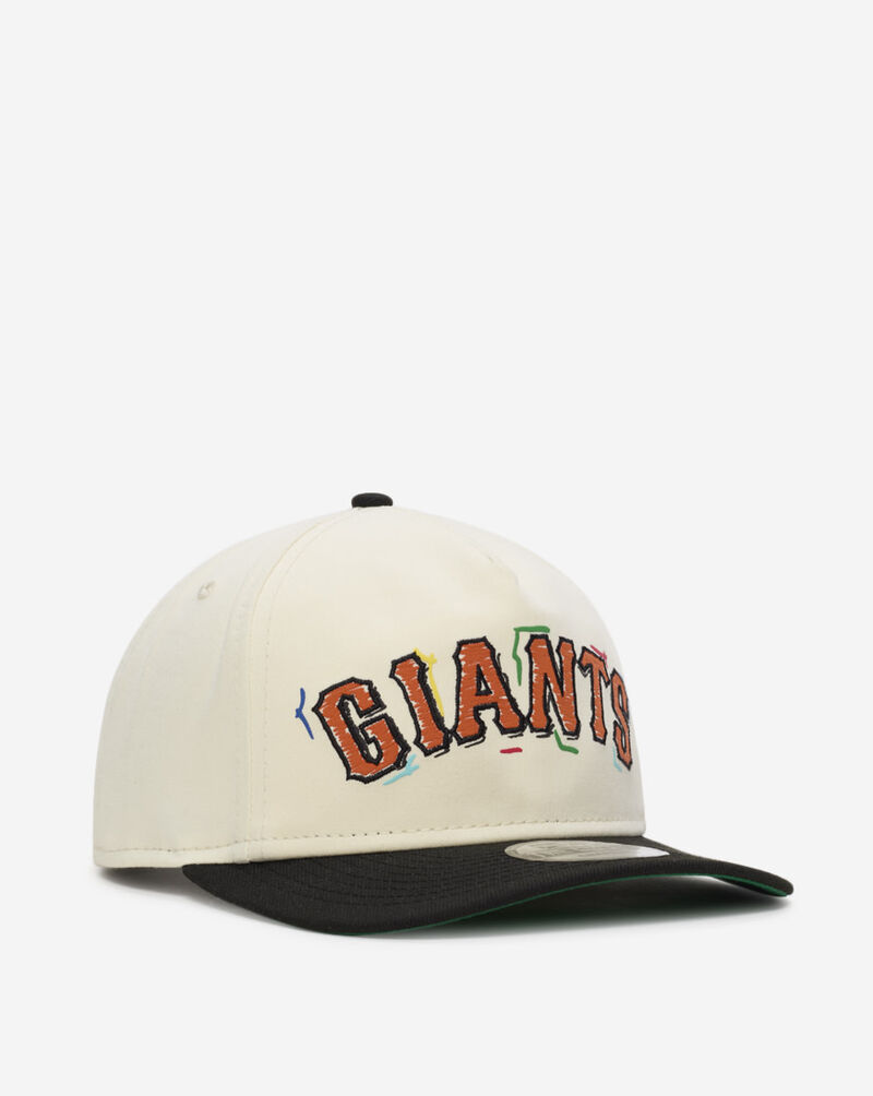 New Era 9Fifty San Francisco Giants Scribble Golfer Snapback Hat 60641282 White 1