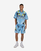 Smoke Rise Republic Windbreaker Shorts  WS26S451SN-BLU Blue 4