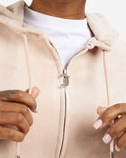 Big Bling Velour Full-Zip Hoodie