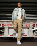 Brushed Utility Nylon Cargo Pants