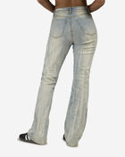Smoke Rise Flocked Thorn Heart Denim Jeans RJP26S401SN-SEVILLEBLUE Blue 2