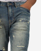 Smoke Rise Distressed Stacked Flare Jeans JP23733SNZ-BLU Blue 3