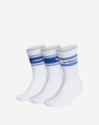 adidas Originals Forum Rib 3PK Crew Socks (NoSz) EX6865 White 1