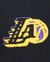 Los Angeles Lakers Mash Up Rib Fleece Cropped Pullover Hoodie