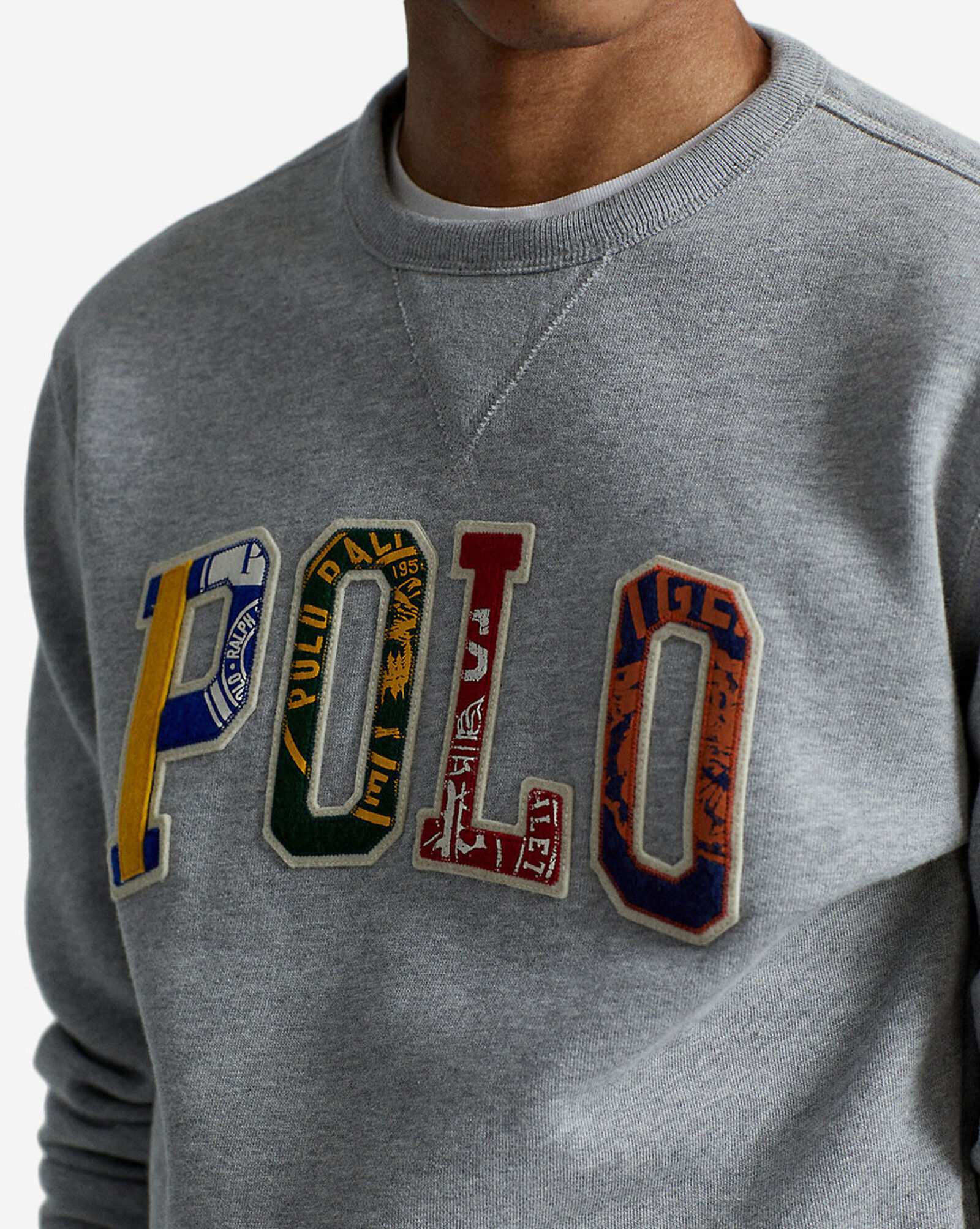 Shop Polo Ralph Lauren Polo Active Logo Crew Sweatshirt 710870170001-GRY  grey | SNIPES USA
