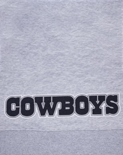 Dallas Cowboys Classic Fleece Cropped Pull Over Hoodie