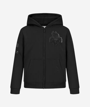 Big Boys' New York Liberty Triple Black Full Zip Hoodie 