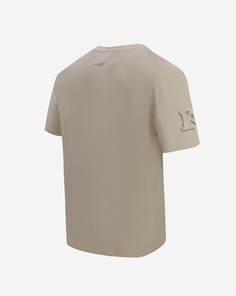 PRO STANDARD Detroit Lions Neutral Drop Shoulder Tee FDL145314-TAU Beige 3