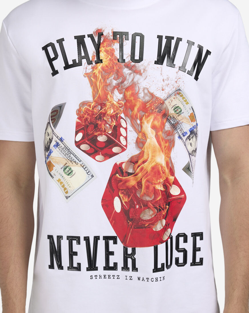 ★☺︎★☺︎です Shop STREETZ IS WATCHIN Play To Win Tee SIW5155-WHT white
