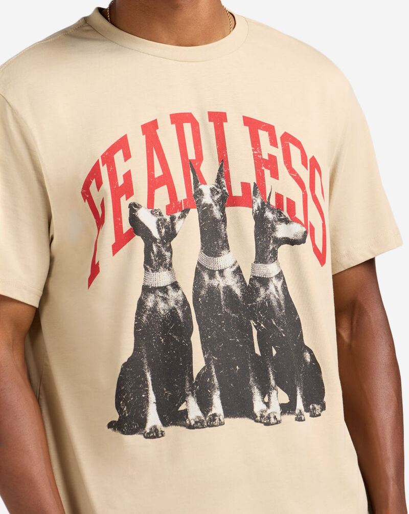 Urban Classics Fearless Doberman Tee MTUS749-US-03872 Beige 3