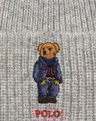 Solid Denim Bear Beanie