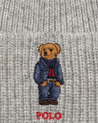 Polo Ralph Lauren Solid Denim Bear Beanie PC1463-032 Grey 2