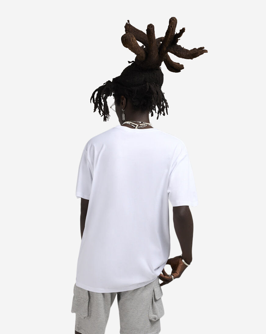 Shop Hasta Muerte Money Power Respect Tee HMDEC027-WHT white