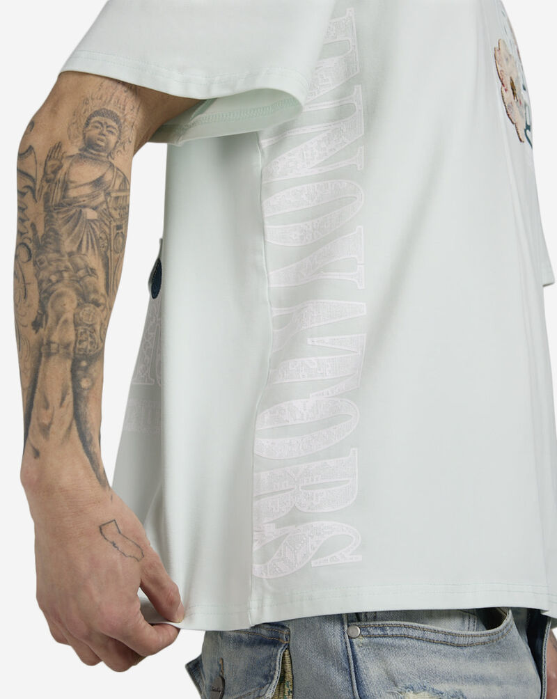 Smoke Rise Tapestry Graphic T-Shirt KT25271SNZ-MIN Blue 4