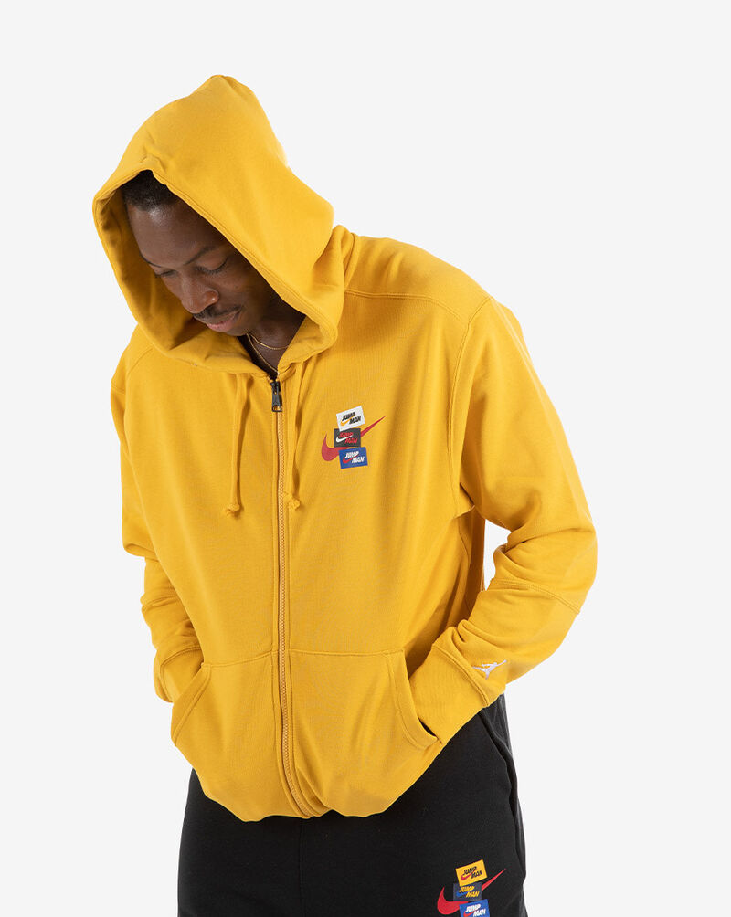 Shop Jordan Jumpman FullZip Hoodie DH7726781 yellow SNIPES USA