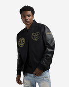 Black and Gold Memphis Grizzlies Varsity Jacket