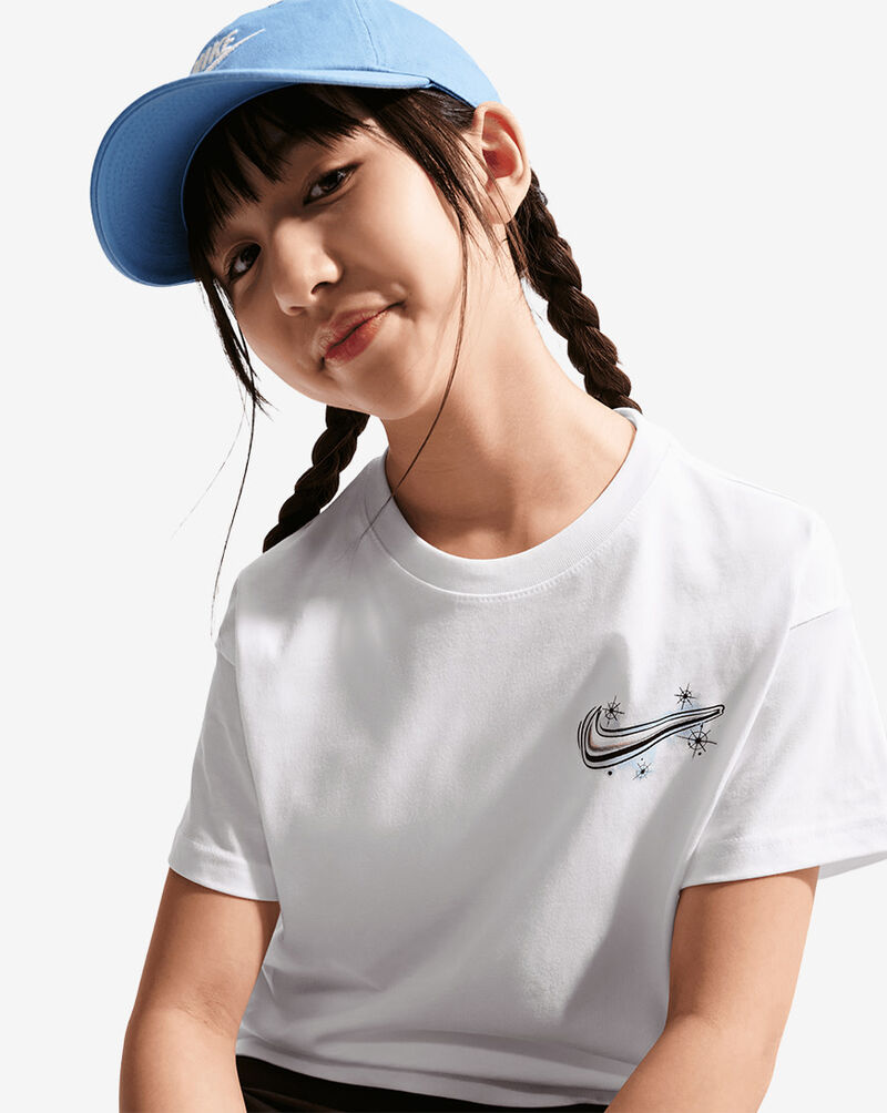 Nike Big Kids' NSW T-Shirt IR5190-100 White 3