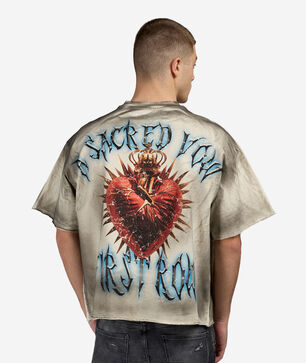 Sacred Vow Angel Cropped Tee
