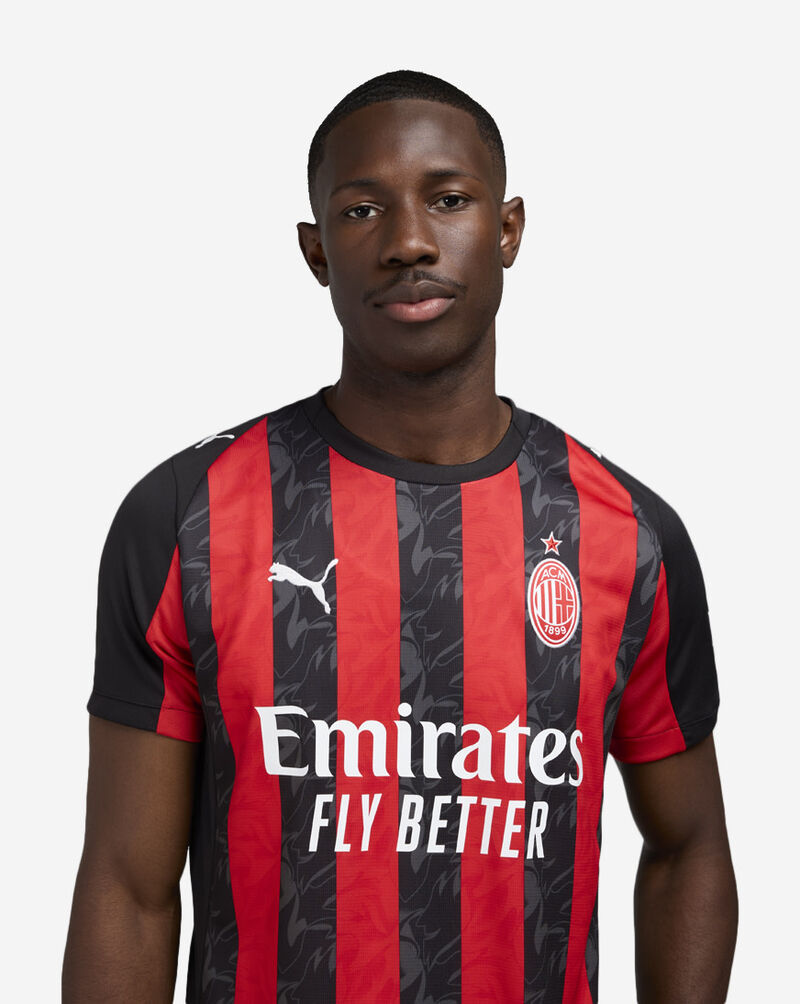 Puma AC Milan '25/'26 Home Authentic Soccer Jersey 77996201 Black 3