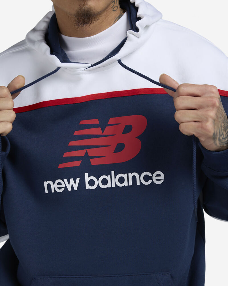 New Balance Colorblock Hoodie MT43524-NNY Blue 3
